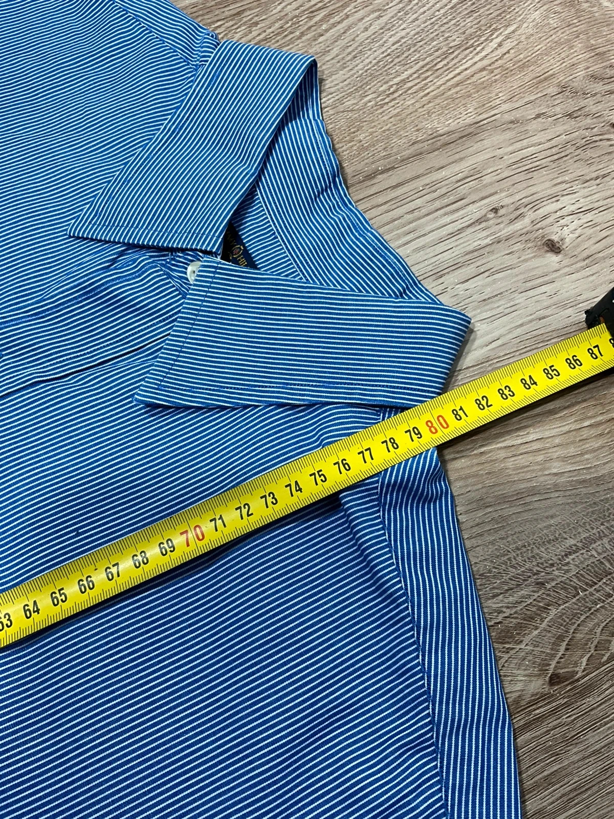 Chemise Tommy Hilfiger Crest XL 17 32-33 Chic 100% Coton Rayée Bleu – photo 14